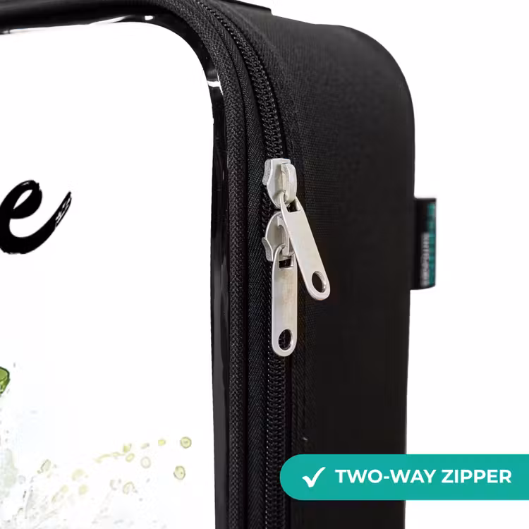 Children's suitcase with name - Turtle - Water - Green — 6