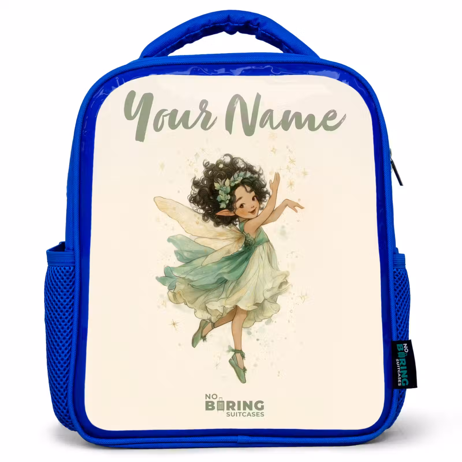 Kids backpack - Blue - Dancing forest fairy — 1