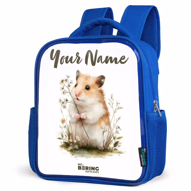 Kids backpack - Blue - Animal - Nature - Hamster — 7