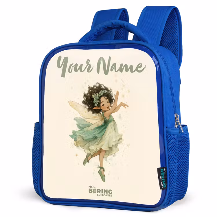 Kids backpack - Blue - Dancing forest fairy — 7