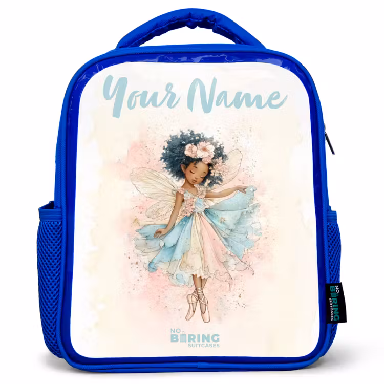 Kids backpack - Blue - Elf - Ballet - Colorful — 1