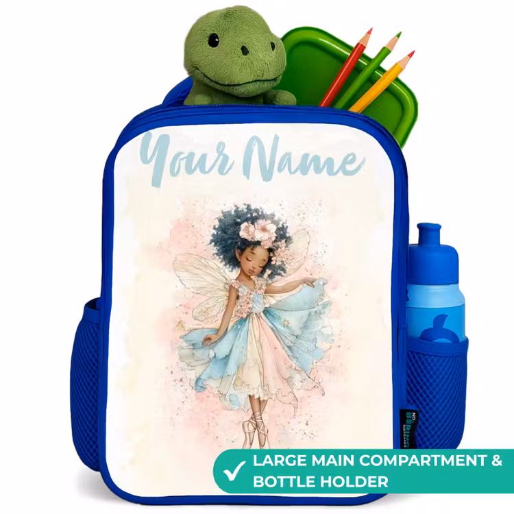 Kids backpack - Blue - Elf - Ballet - Colorful — 5