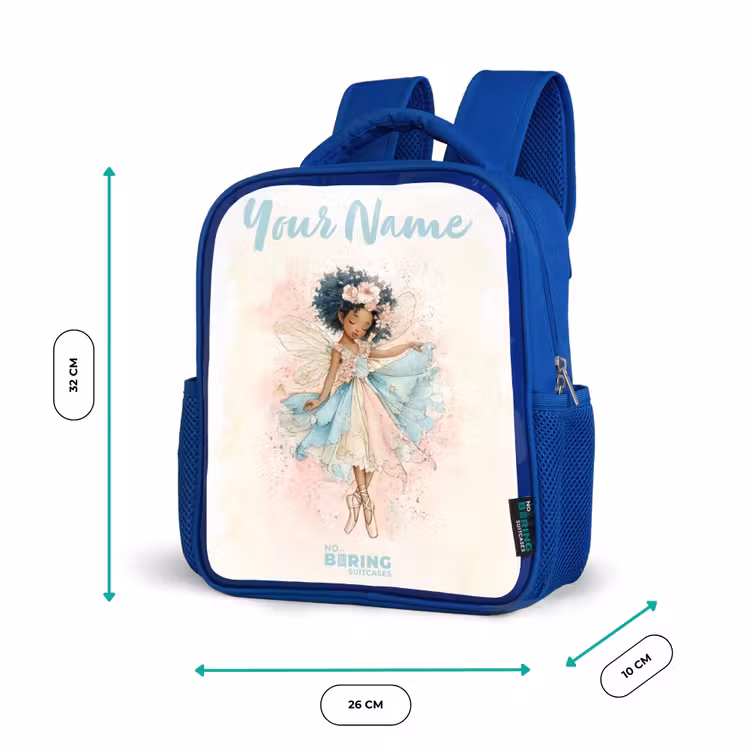 Kids backpack - Blue - Elf - Ballet - Colorful — 6