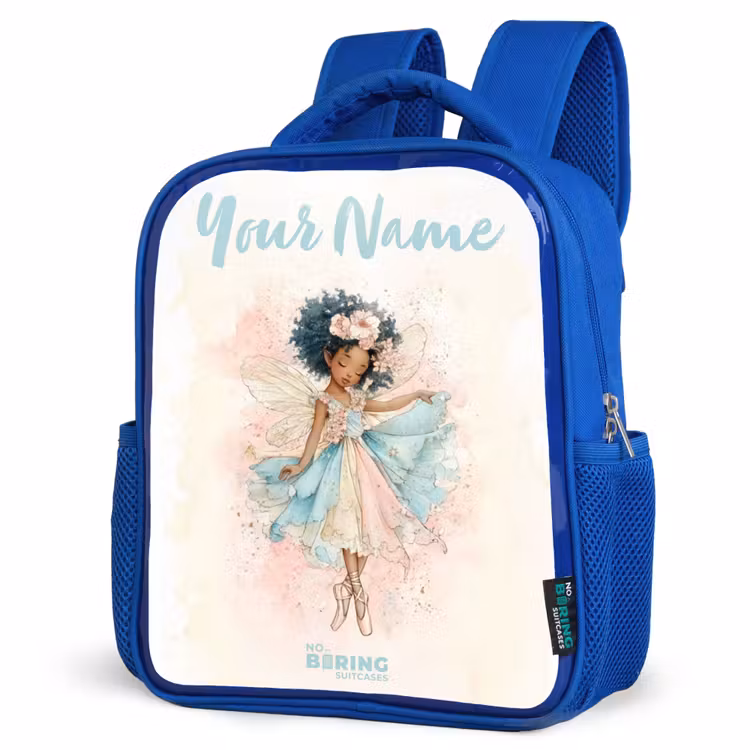 Kids backpack - Blue - Elf - Ballet - Colorful — 7