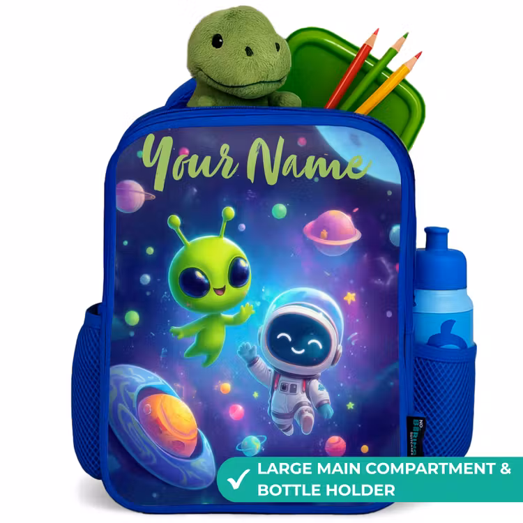 Kids backpack - Blue - Merry Meeting in Space — 5