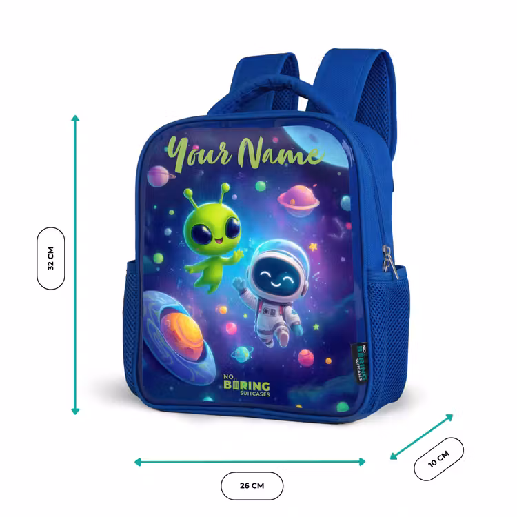 Kids backpack - Blue - Merry Meeting in Space — 6