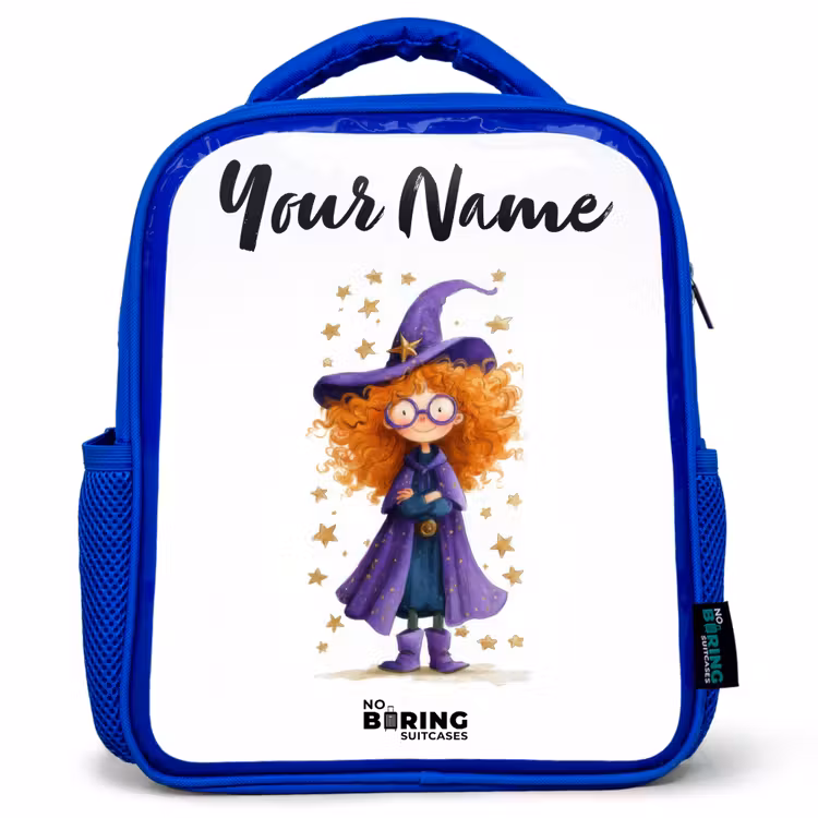 Kids backpack - Blue - Star magic with curls — 1