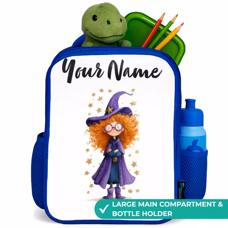 Kids backpack - Blue - Star magic with curls — 5