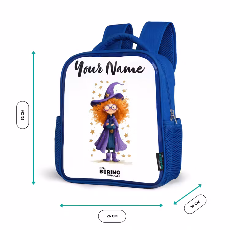 Kids backpack - Blue - Star magic with curls — 6