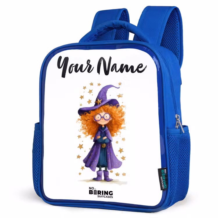Kids backpack - Blue - Star magic with curls — 7