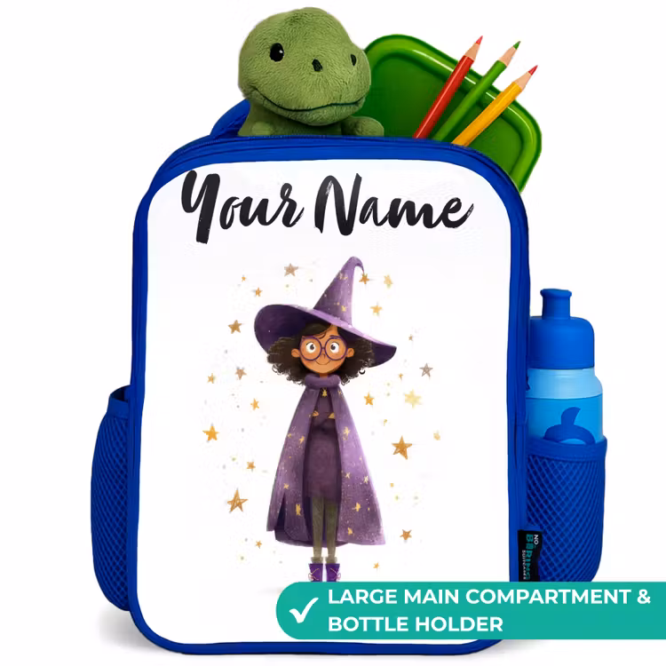 Kids backpack - Blue - The purple wizard's cloak — 5