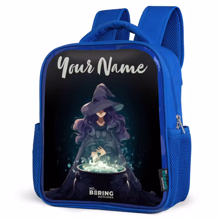 Kids backpack - Blue - Witch - Cauldron - Magic — 7