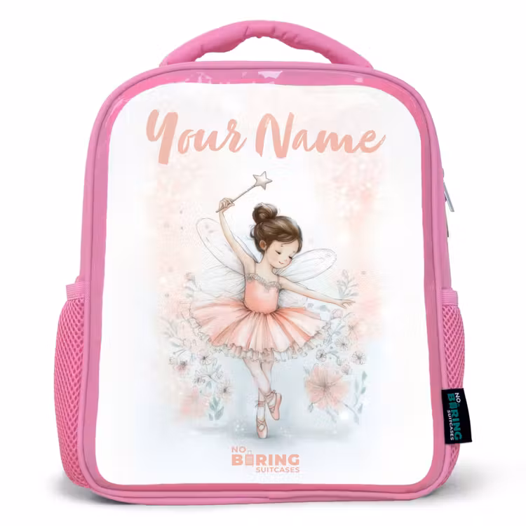 Kids backpack - Pink - Ballerina - Elf - Fairy — 1