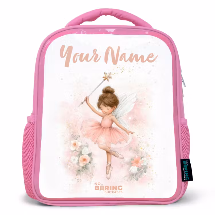 Kids backpack - Pink - Ballerina fairy in pink — 1