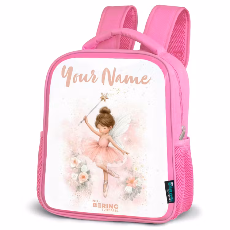 Kids backpack - Pink - Ballerina fairy in pink — 4