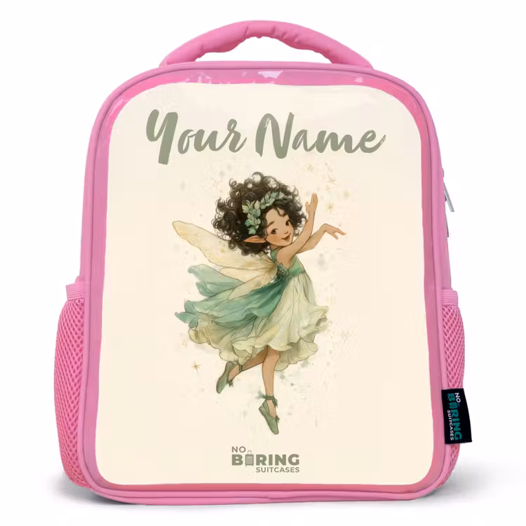 Kids backpack - Pink - Dancing forest fairy — 1