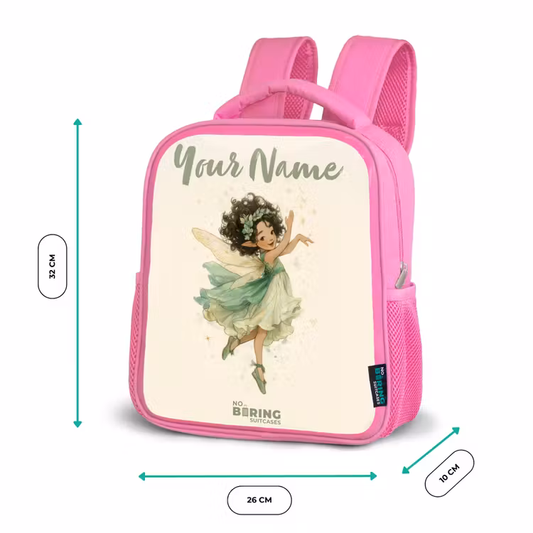 Kids backpack - Pink - Dancing forest fairy — 3