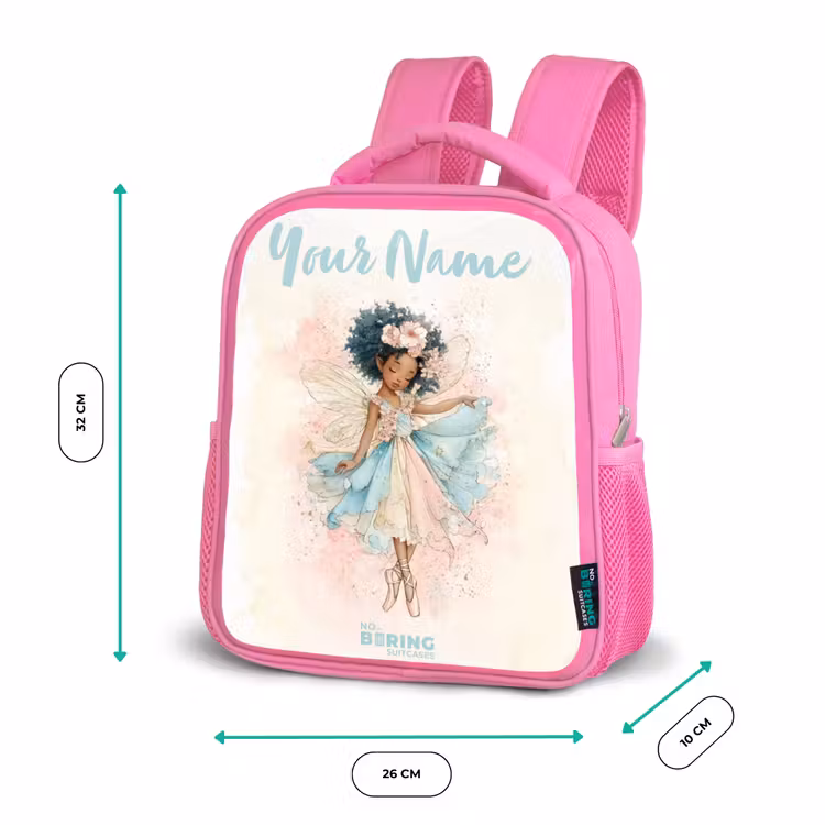 Kids backpack - Pink - Elf - Ballet - Colorful — 3