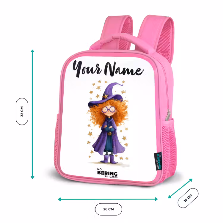 Kids backpack - Pink - Star magic with curls — 3