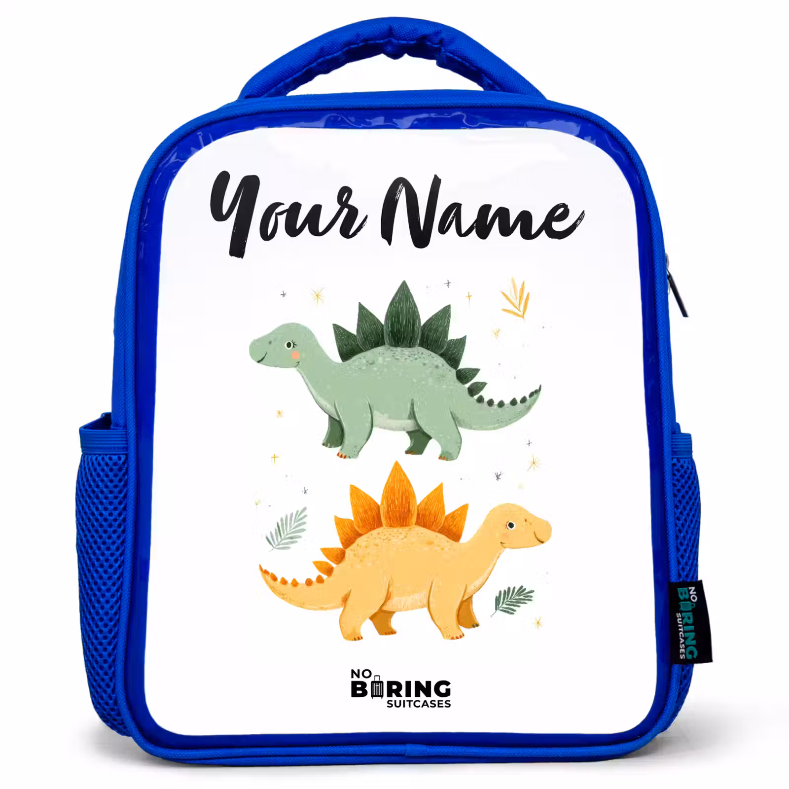 Kids backpack - Blue - Dinos - Animals - Green - Orange — 1