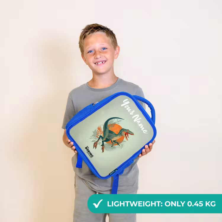 Kids backpack - Blue - Animal - Dino - Nature — 3