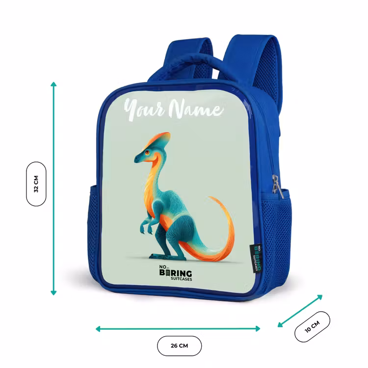 Kids backpack - Blue - Dino - Blue - Animal — 6