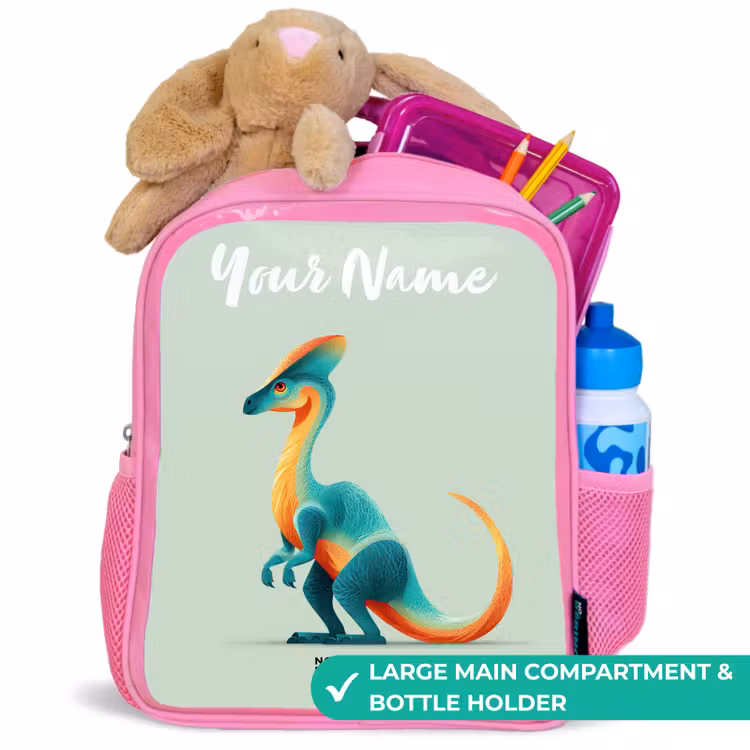 Kids backpack - Pink - Dino - Blue - Animal — 2