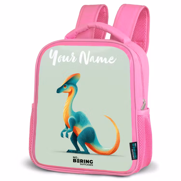 Kids backpack - Pink - Dino - Blue - Animal — 4