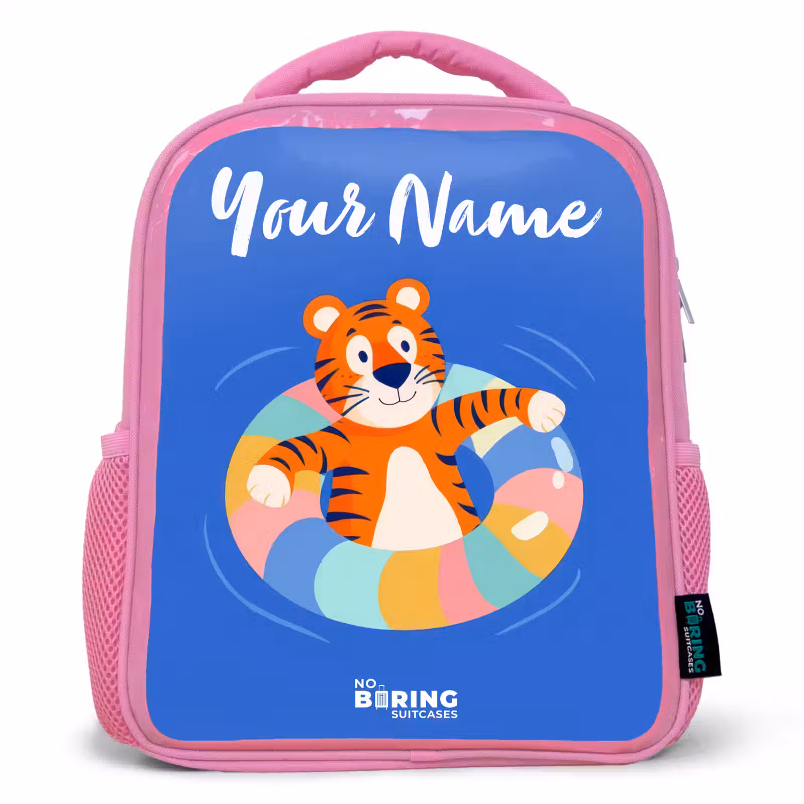 Kids backpack - Pink - Tiger - Swimming Band - Water — 1