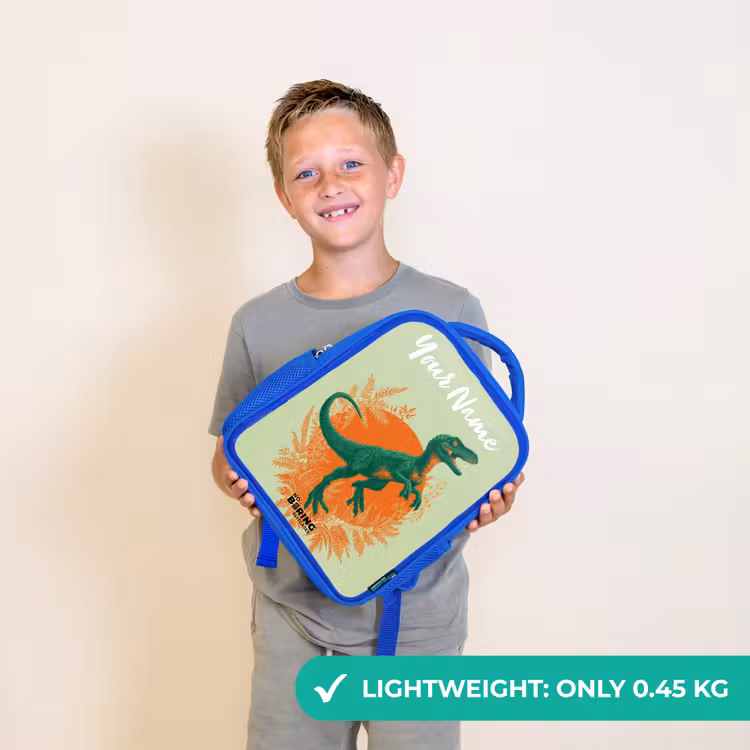 Kids backpack - Blue - Dino - Nature - Green — 3