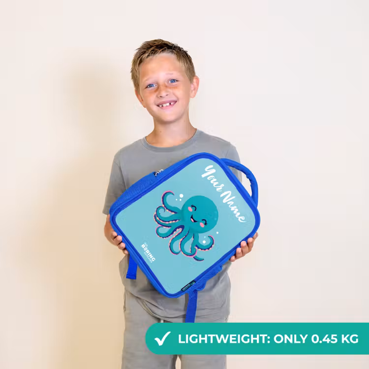 Kids backpack - Blue - Octopus - Water - Blue — 3