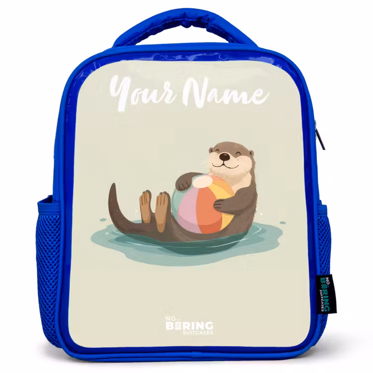 Kids backpack - Blue - Otter - Beach Ball - Water — 1