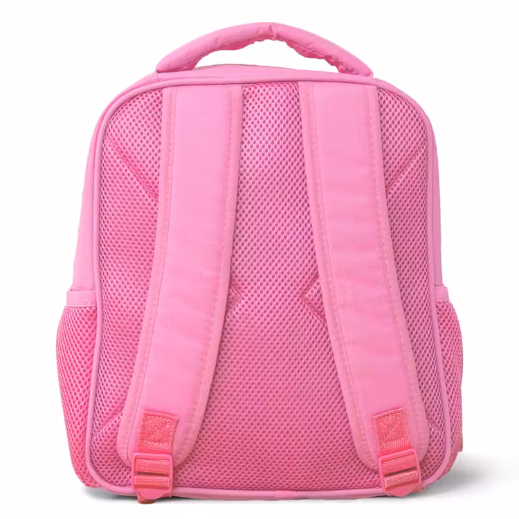 Kids backpack - Pink - Hippo - Birds - Yellow — 6