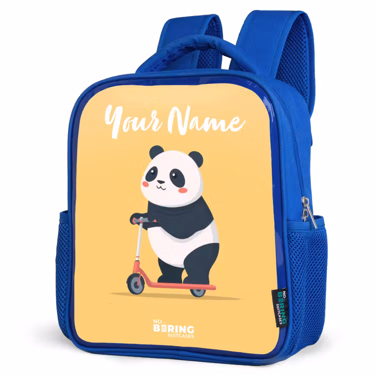 Kids backpack - Blue - Panda - Step - Yellow — 7