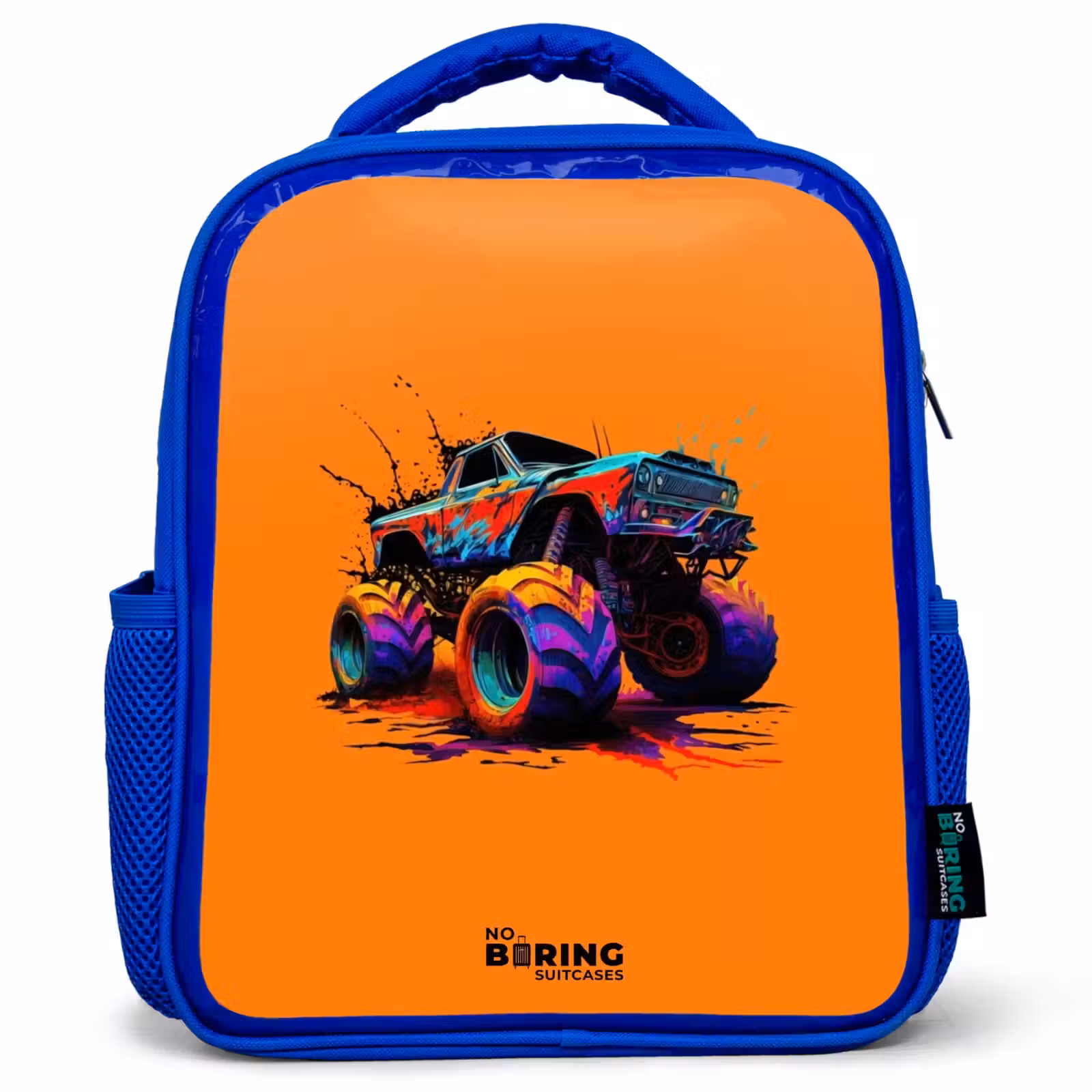 Kids backpack - Blue - Rainbow Wheels — 1