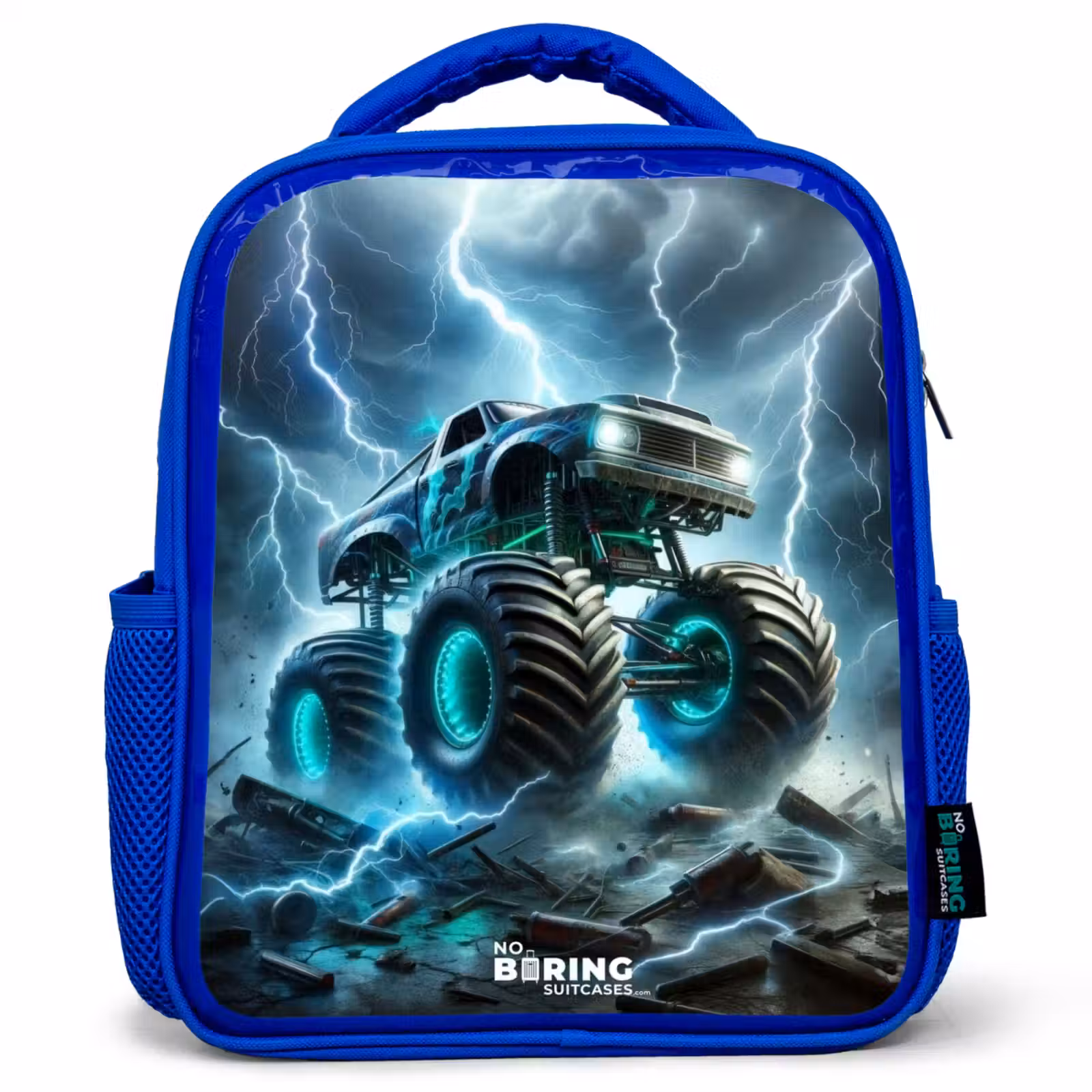 Kids backpack - Blue - Thunder Wheels — 1
