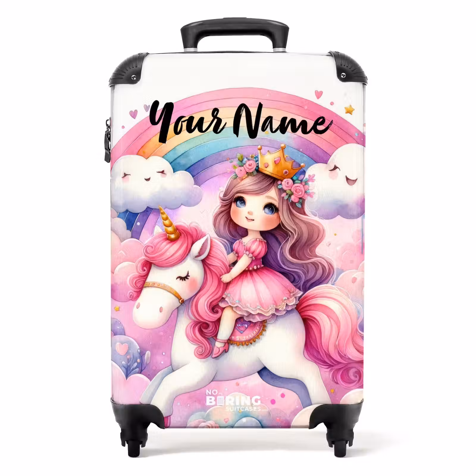 Suitcase with name - Unicorn Dreams — 1