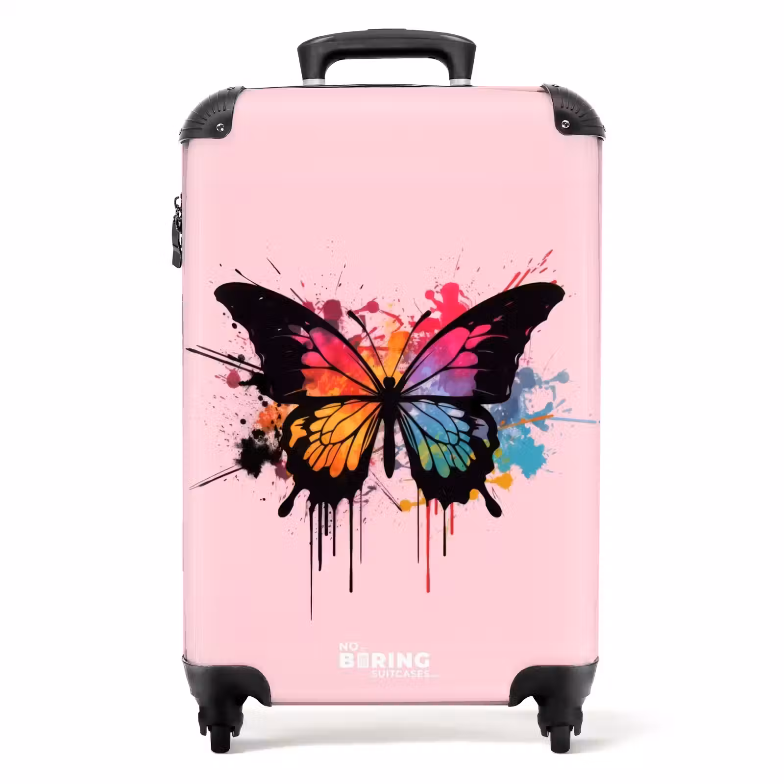 Suitcase - Butterfly Paint — 1