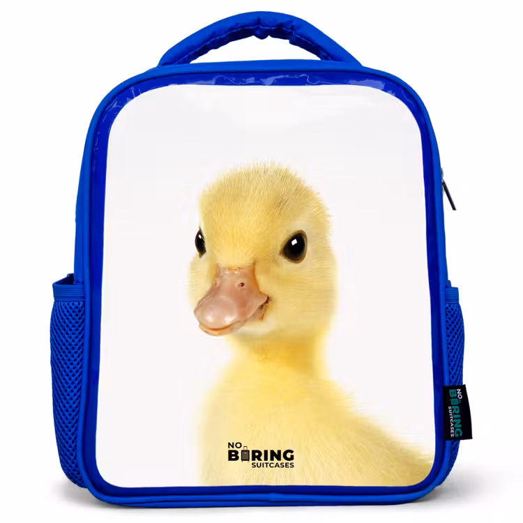 Kids backpack - Blue - Barry the Rubber Duck — 1