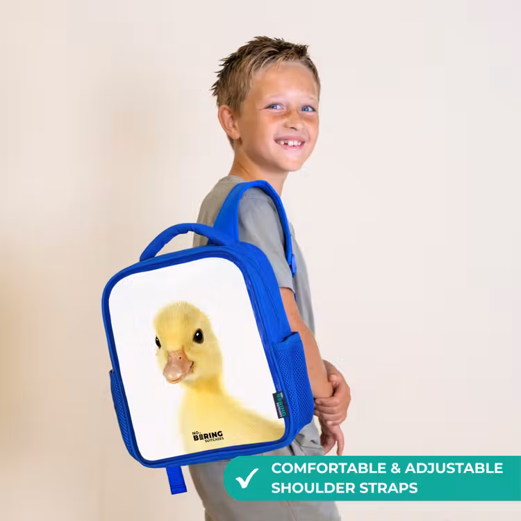 Kids backpack - Blue - Barry the Rubber Duck — 4