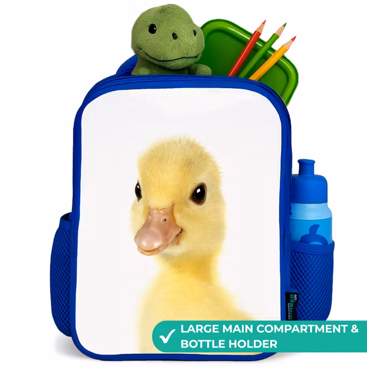 Kids backpack - Blue - Barry the Rubber Duck — 5