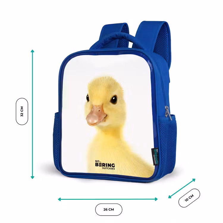 Kids backpack - Blue - Barry the Rubber Duck — 6