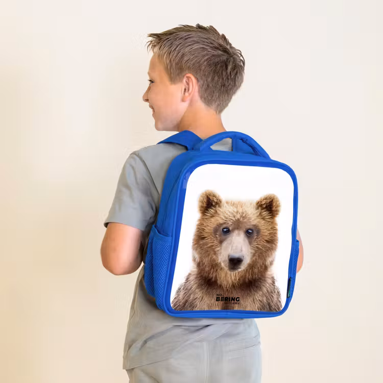 Kids backpack - Blue - Bennie Bear — 2