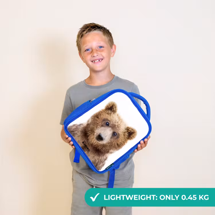 Kids backpack - Blue - Bennie Bear — 3