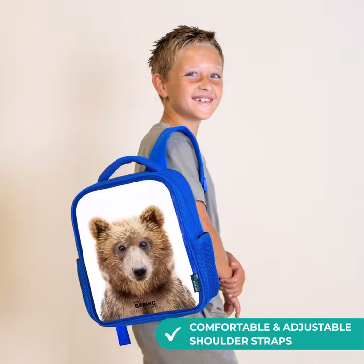 Kids backpack - Blue - Bennie Bear — 4