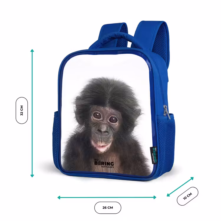 Kids backpack - Blue - Charlie Chimp — 6