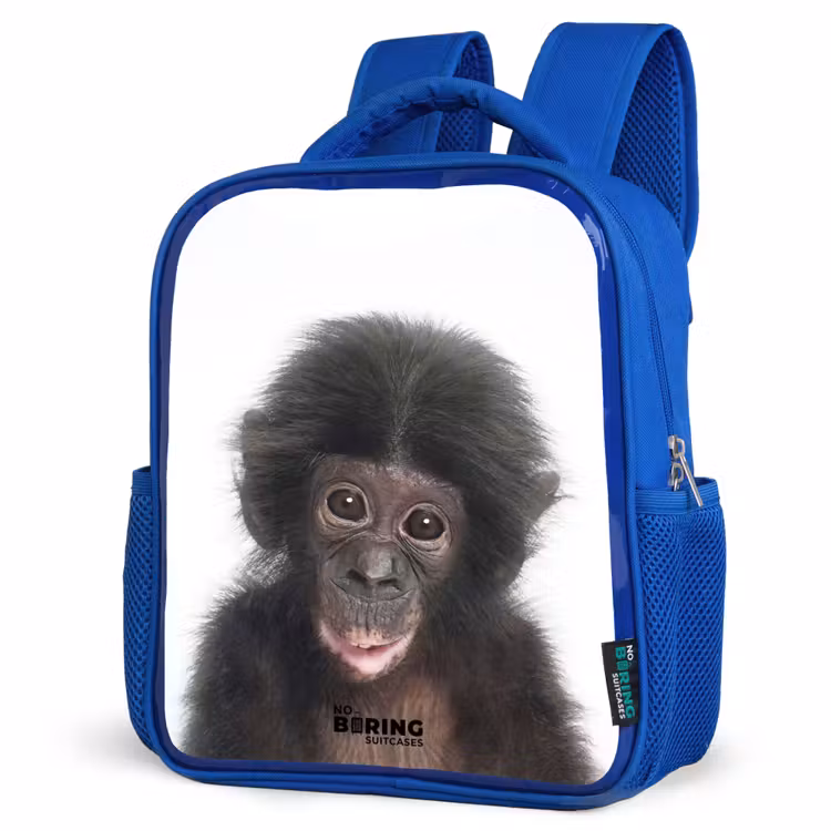Kids backpack - Blue - Charlie Chimp — 7