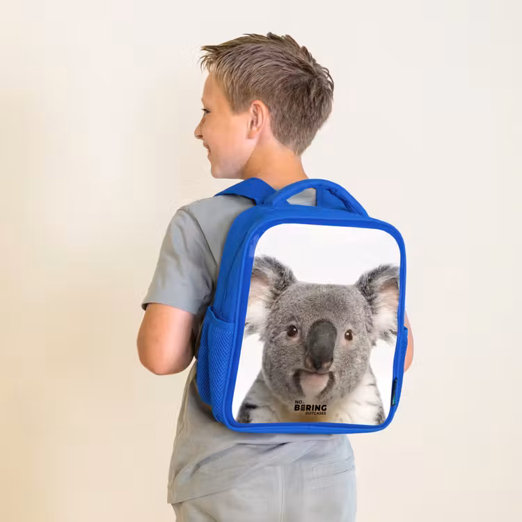 Kids backpack - Blue - Cute Koala Bear — 2