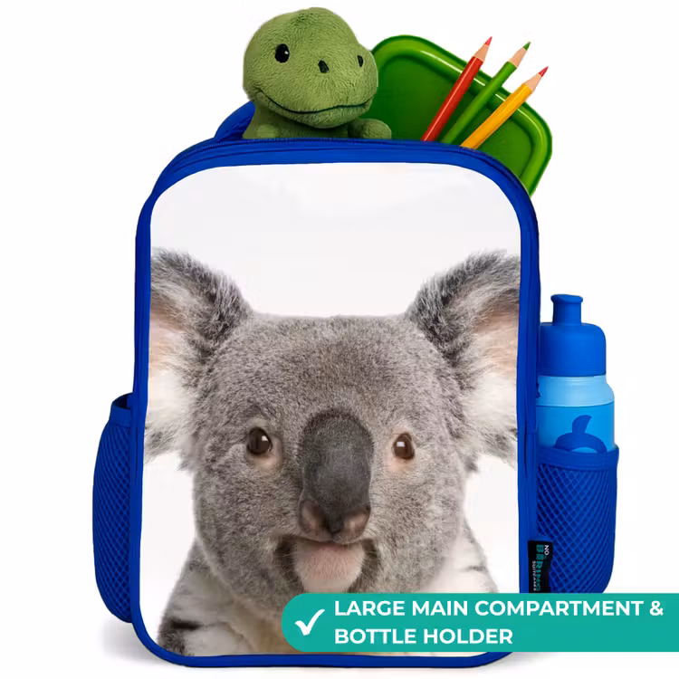 Kids backpack - Blue - Cute Koala Bear — 5