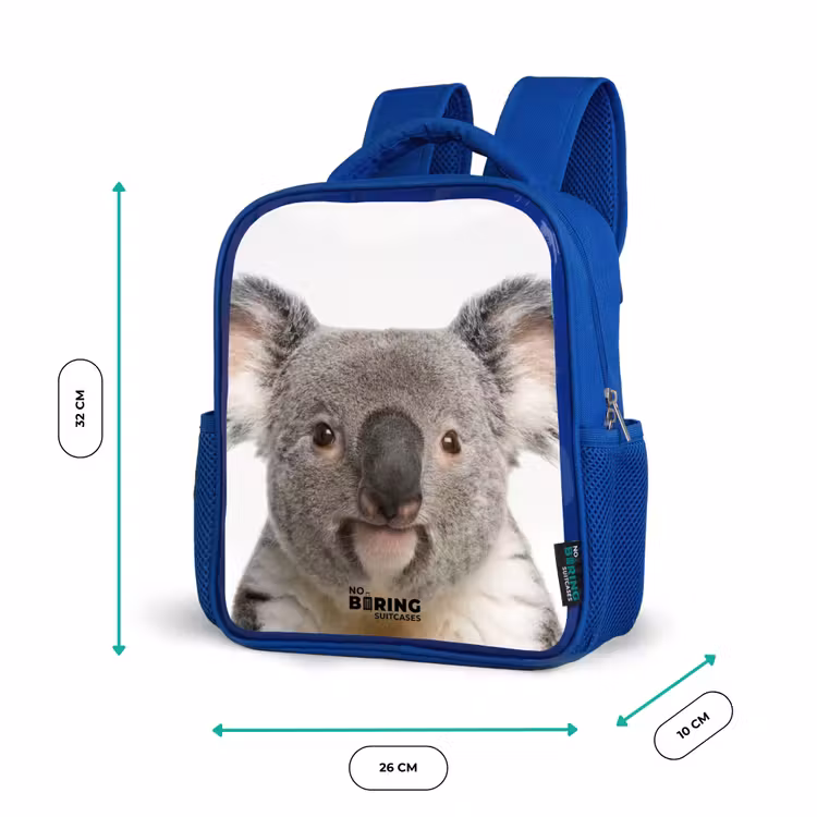 Kids backpack - Blue - Cute Koala Bear — 6